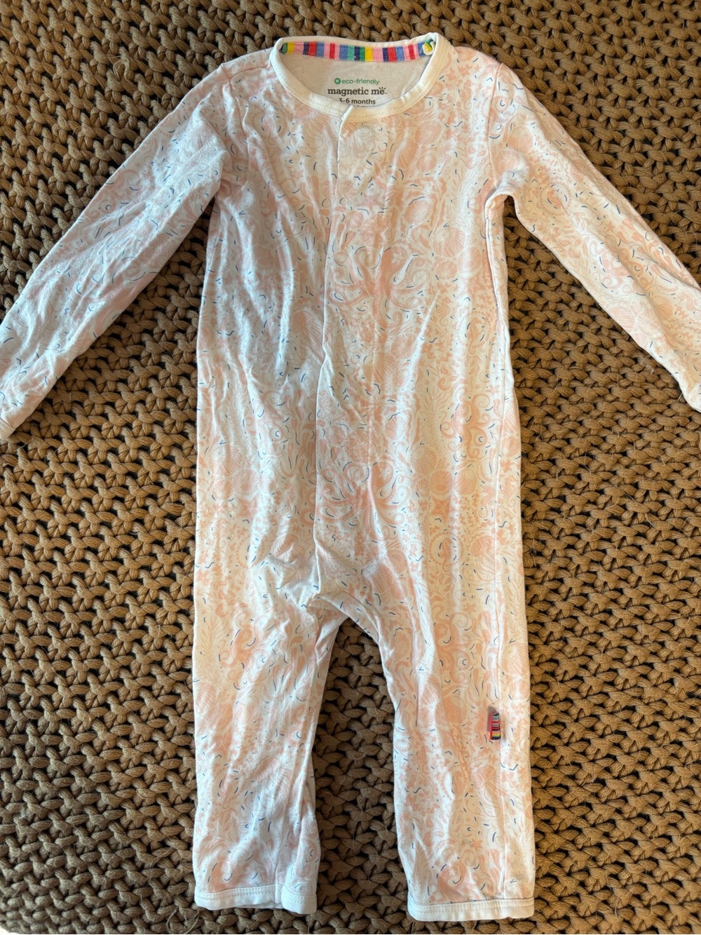 Magnetic Me 3-6 Magnetic-Front Baby Footie